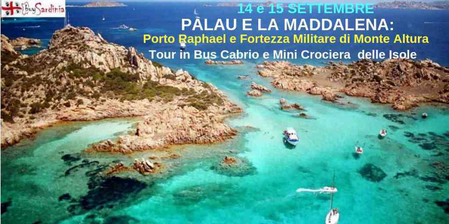 Tour palau e la maddalena con buysardinia, 14 e 15 set